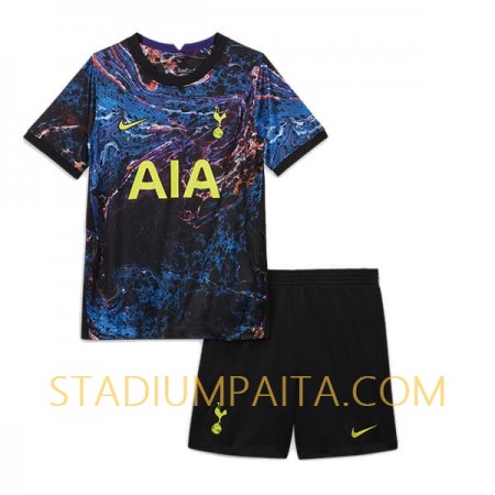 Virallinen pelipaita Tottenham Hotspur Vieras 2021-22 Lyhythihainen - Lasten( + Lyhyet housut ) Virallinen pelipaita Tottenham Hotspur Vieras 2021-22 Lyhythihainen - Lasten( + Lyhyet housut )